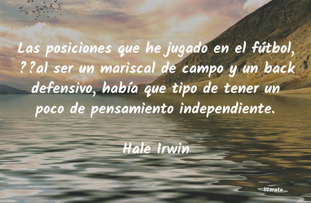 Frases de Hale Irwin