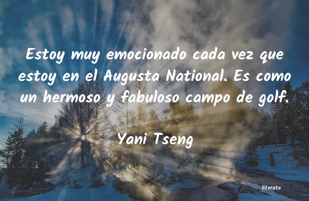 frases de Yani Tseng