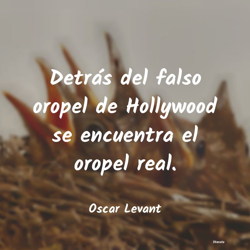 frases de Oscar Levant
