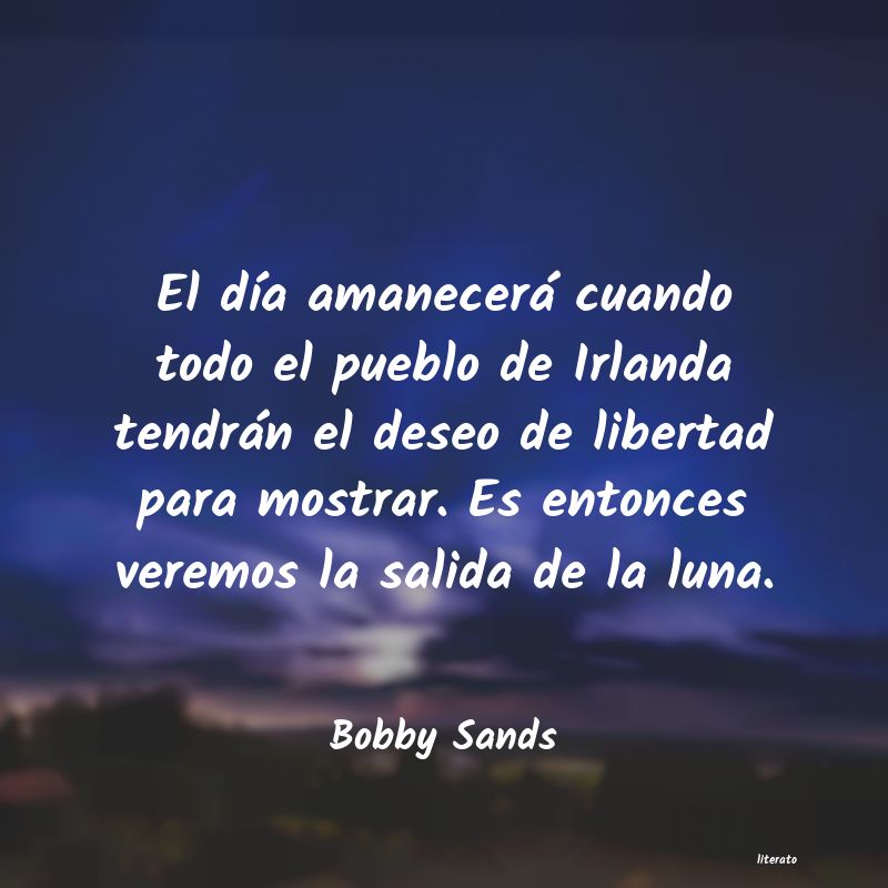 Frases de Bobby Sands