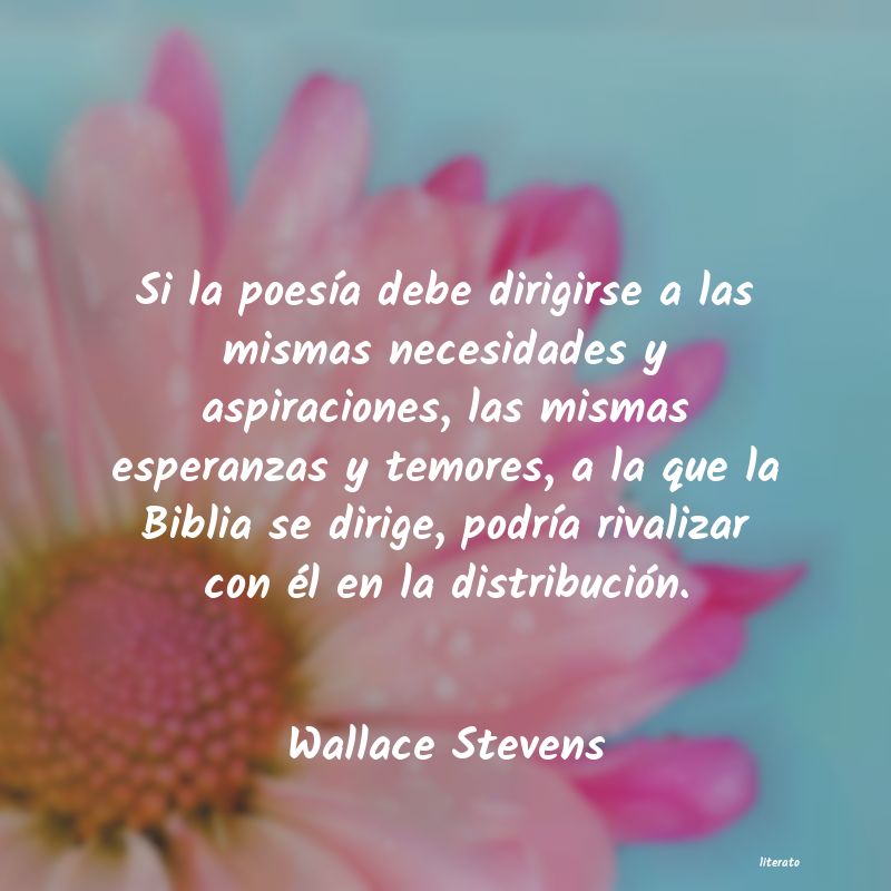 Frases de Wallace Stevens