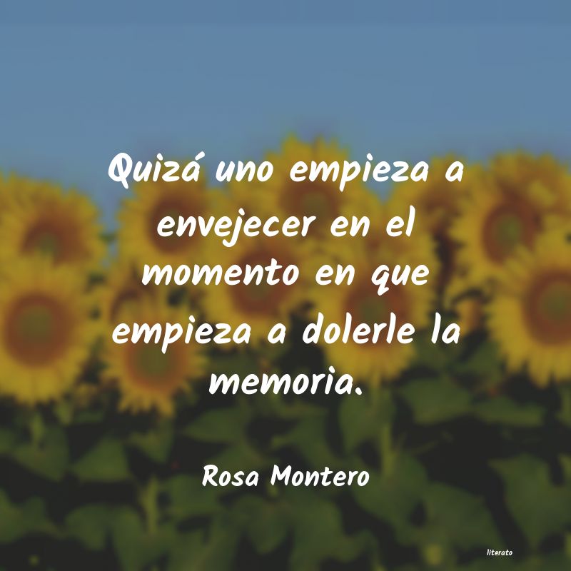 Frases de Rosa Montero