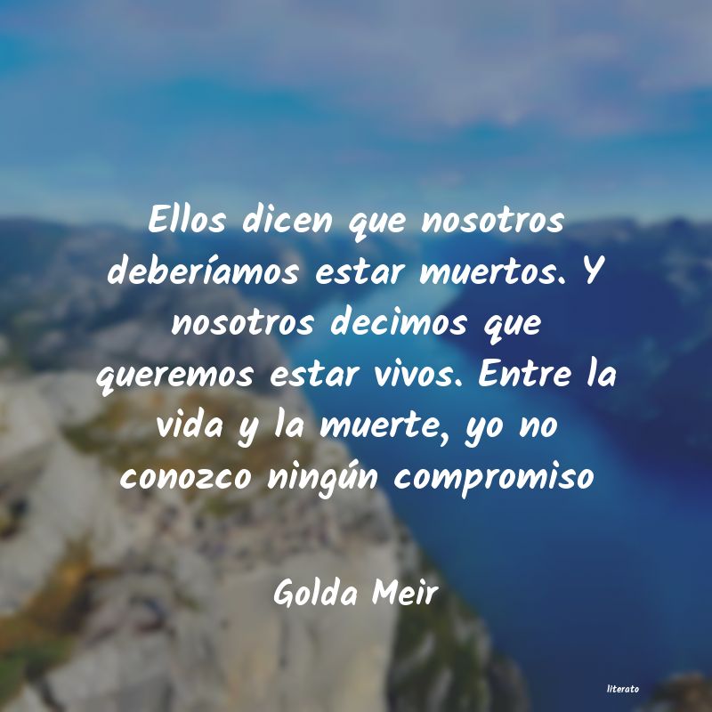 Frases de Golda Meir