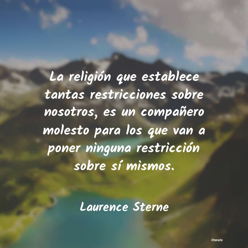 Frases de Laurence Sterne