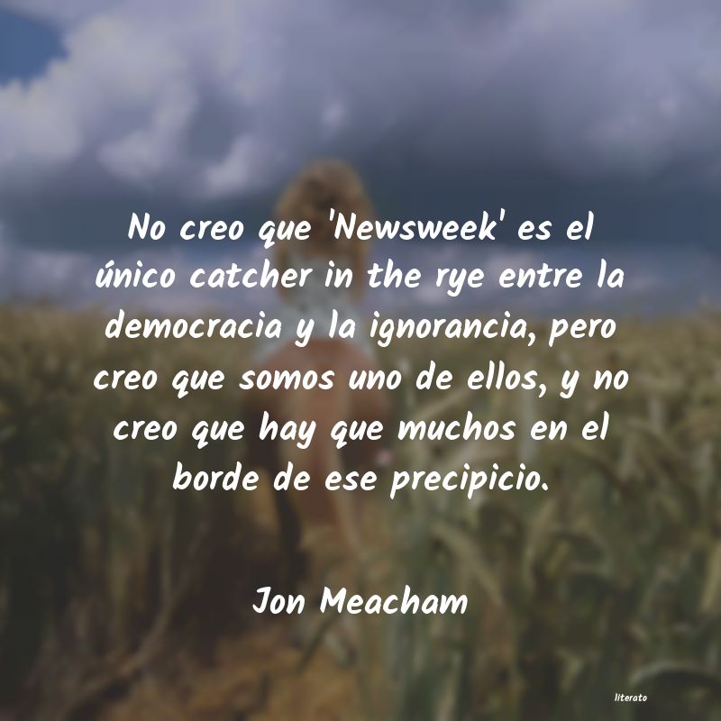 Frases de Jon Meacham