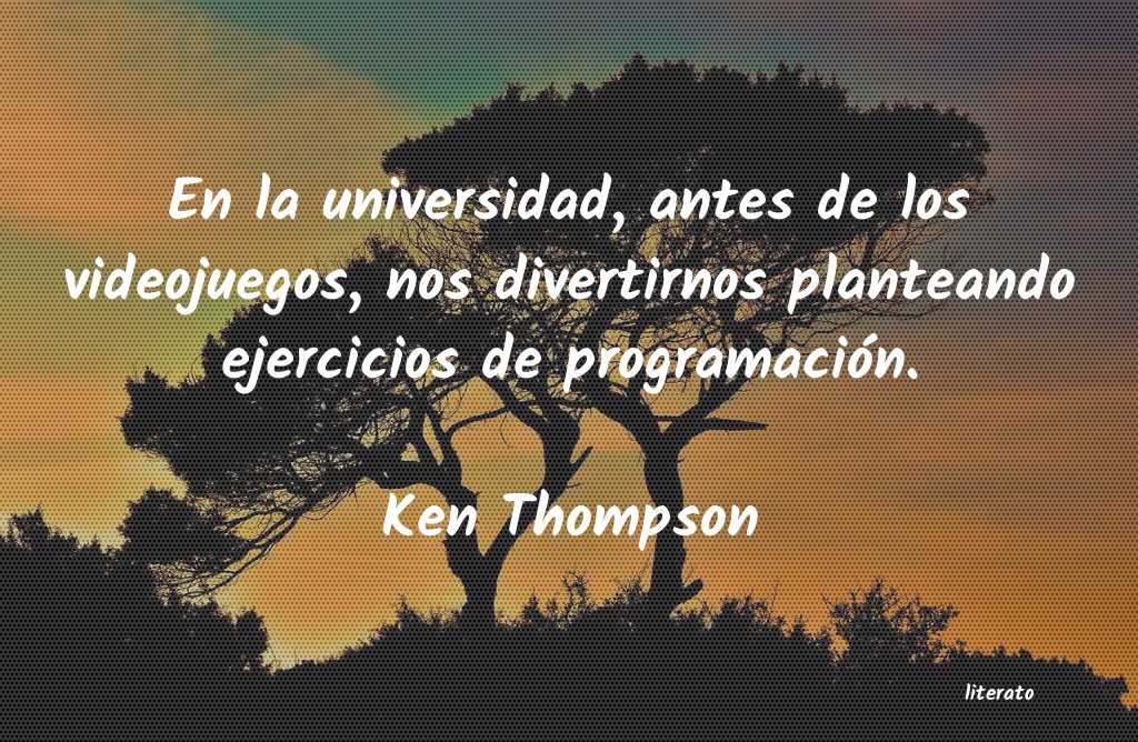 frases de Ken Thompson