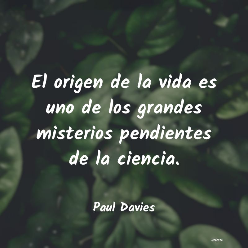 Frases de Paul Davies