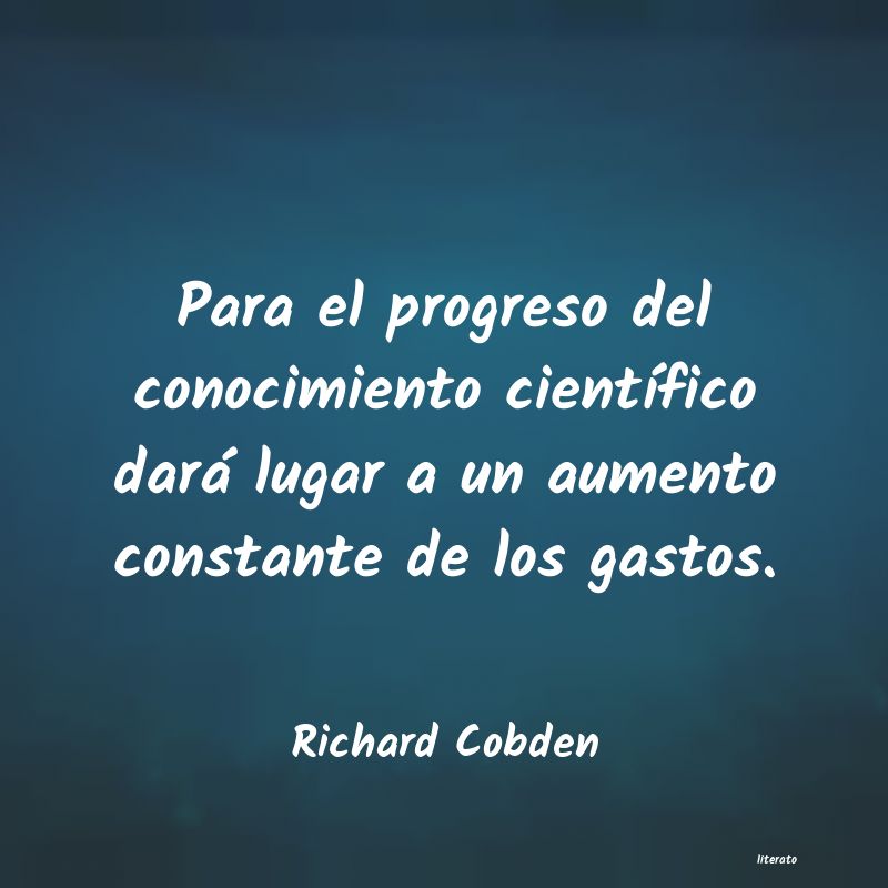 Frases de Richard Cobden