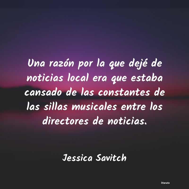 frases de Jessica Savitch