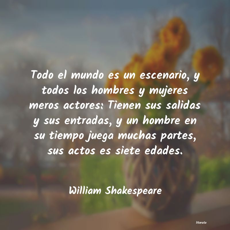 frases de William Shakespeare