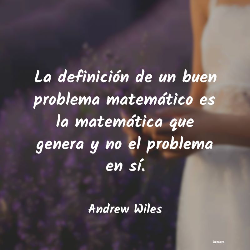 Frases de Andrew Wiles