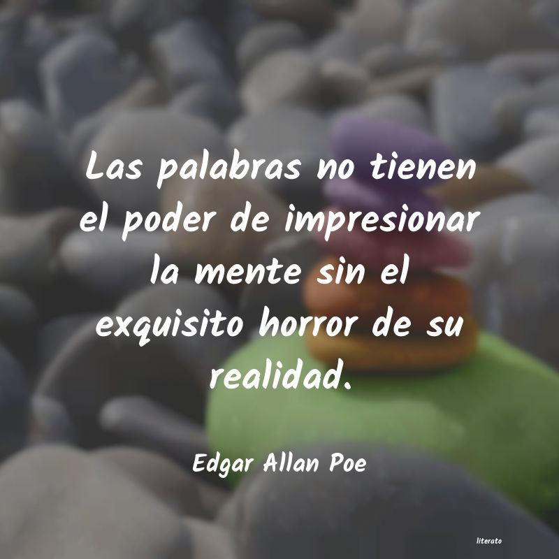 Frases de Edgar Allan Poe