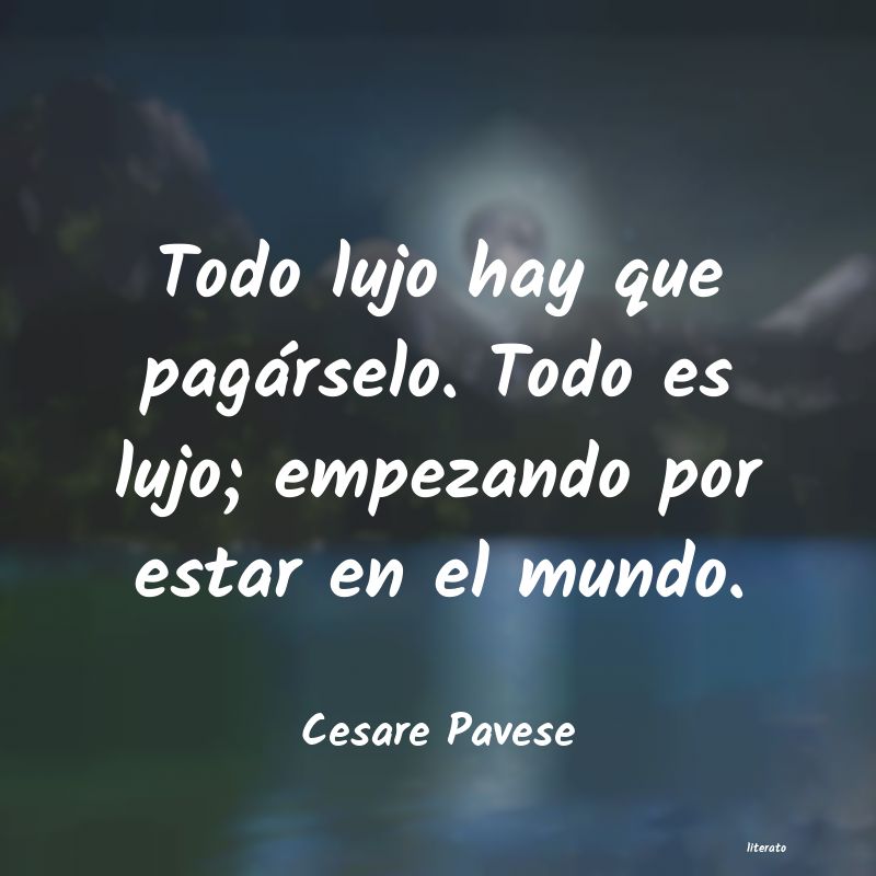 Frases de Cesare Pavese