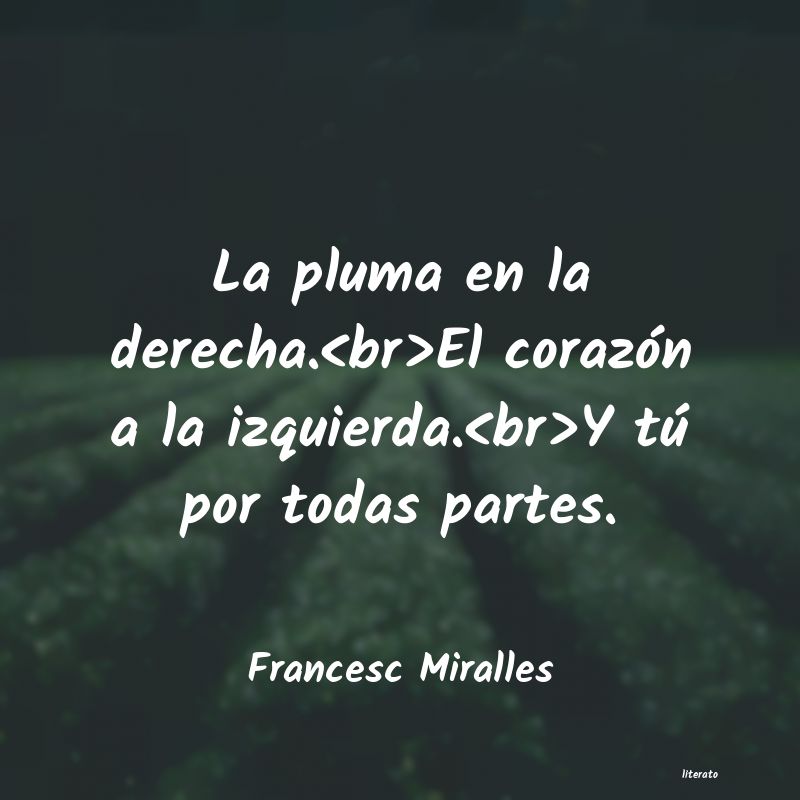 frases de Francesc Miralles