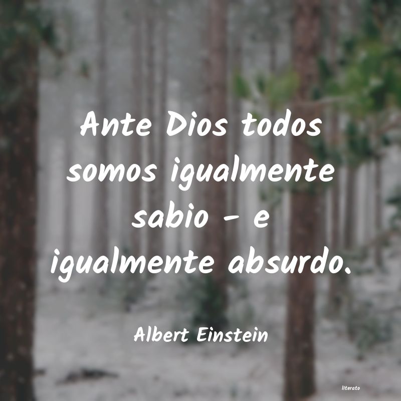 frases de Albert Einstein