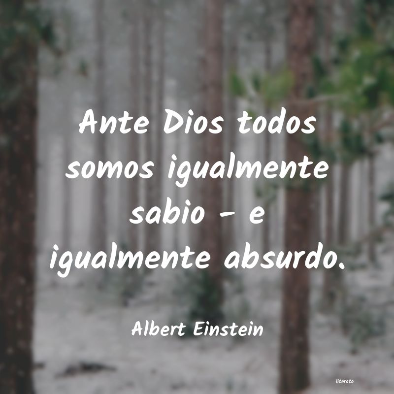 Frases de Albert Einstein