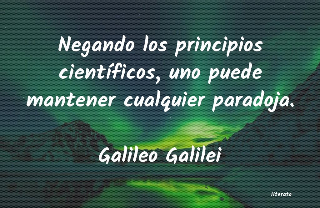 frases de Galileo Galilei
