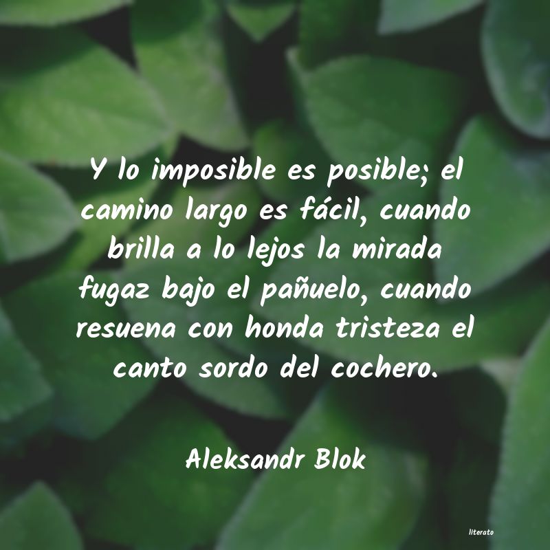 Frases de Aleksandr Blok