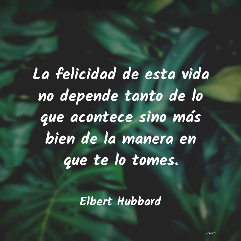 frases de Elbert Hubbard