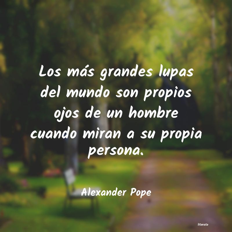 Frases de Alexander Pope