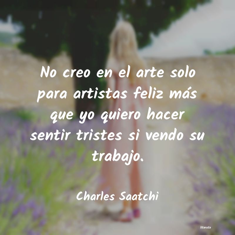Frases de Charles Saatchi