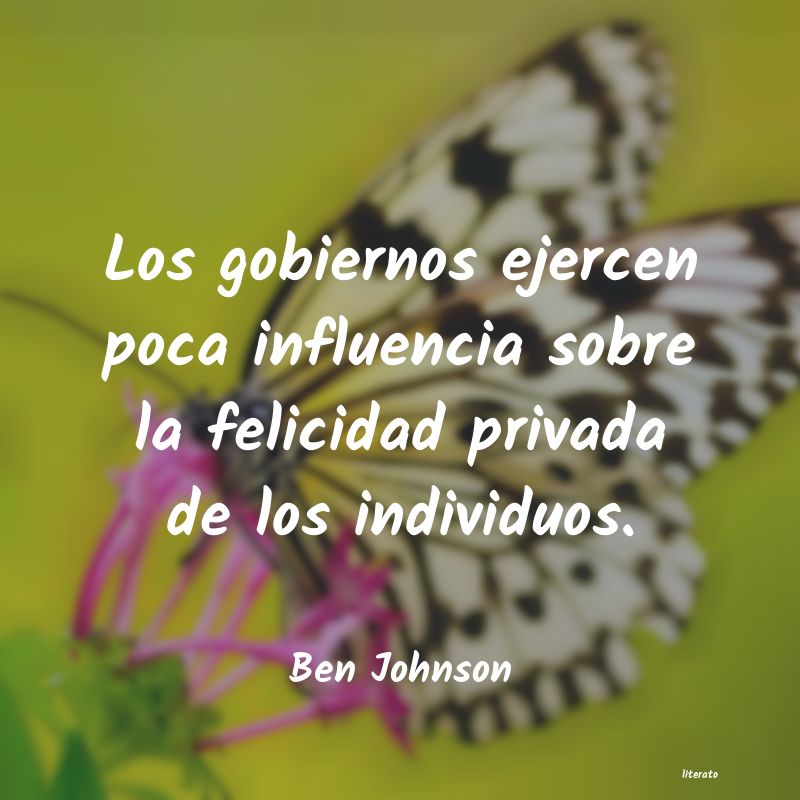 Frases de Ben Johnson