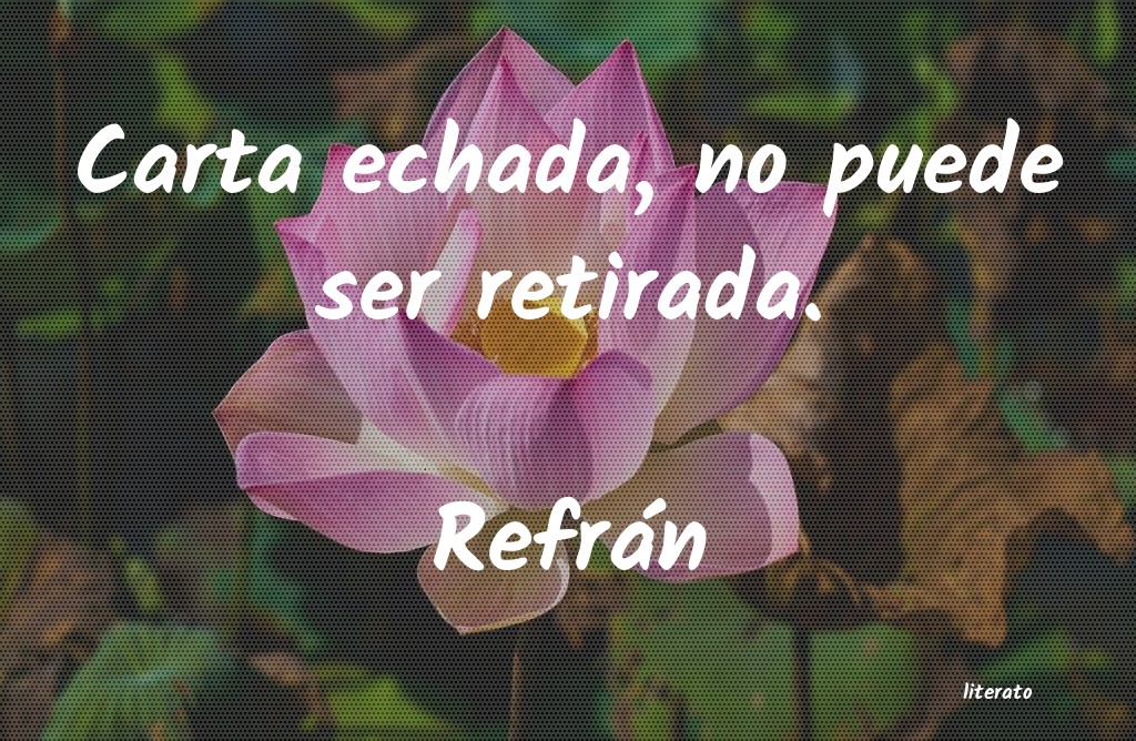 Frases de Refrán