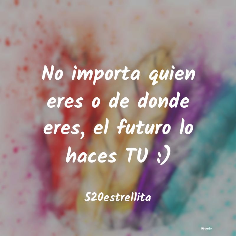 dime con quien andas y te dire quien eres