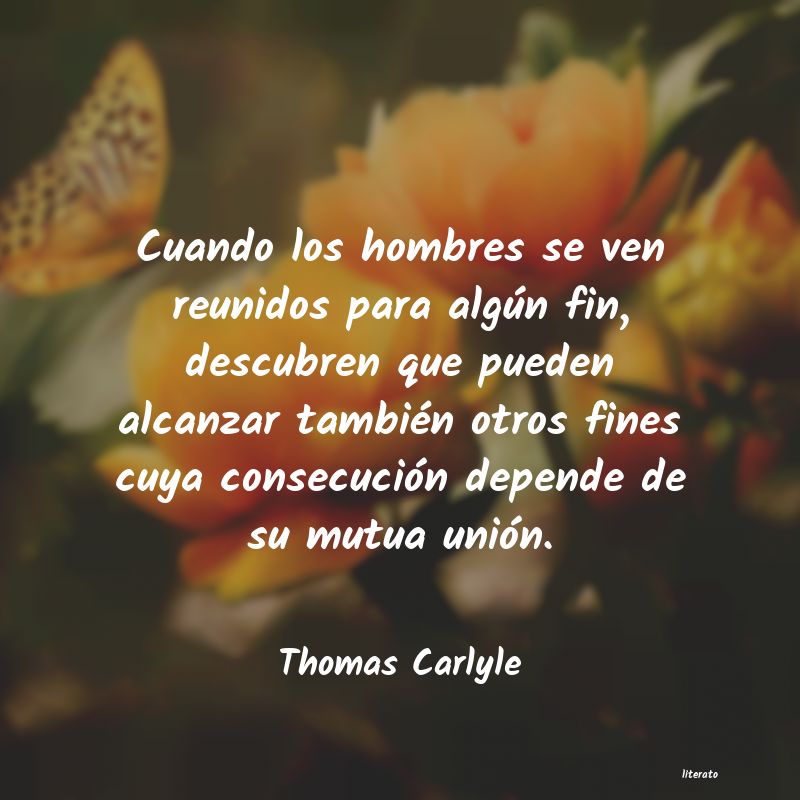 Frases de Thomas Carlyle