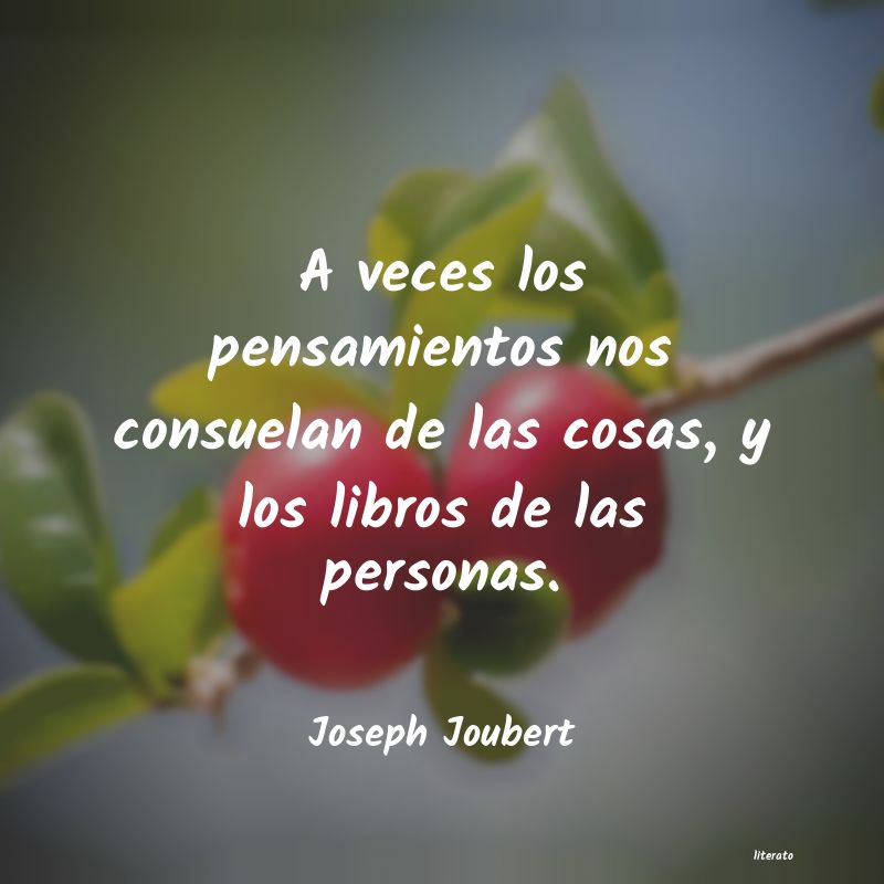 Frases de Joseph Joubert