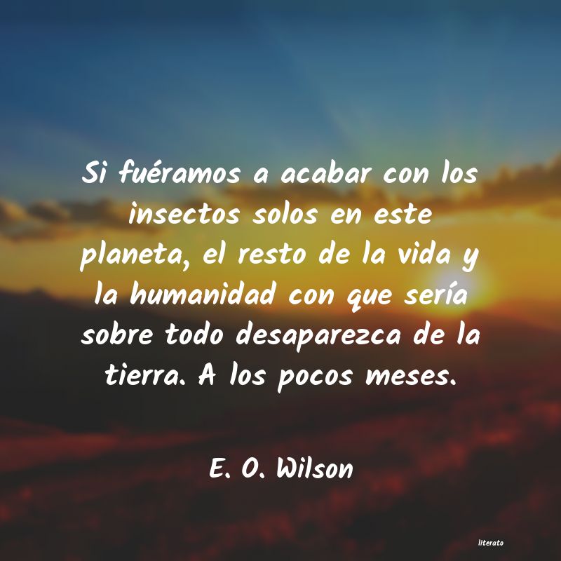 frases de E. O. Wilson