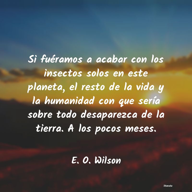 Frases de E. O. Wilson