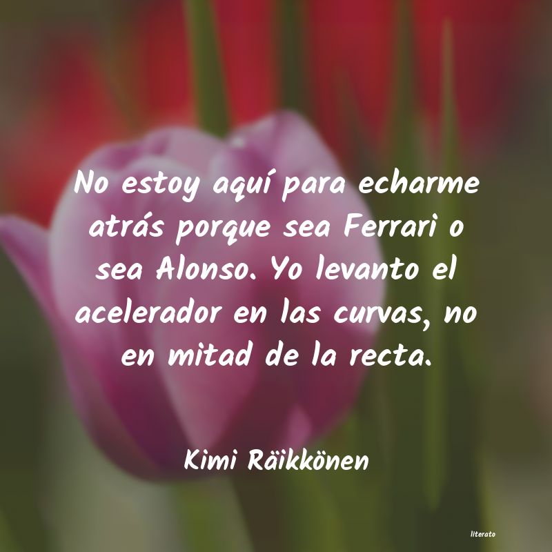 frases de Kimi Räikkönen