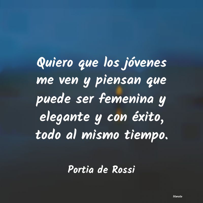 frases de Portia de Rossi