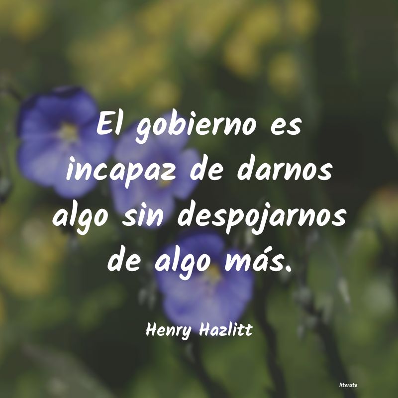 frases de Henry Hazlitt