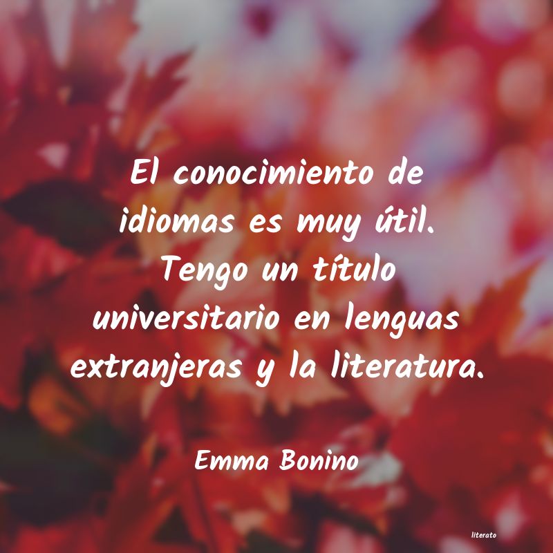 frases de Emma Bonino