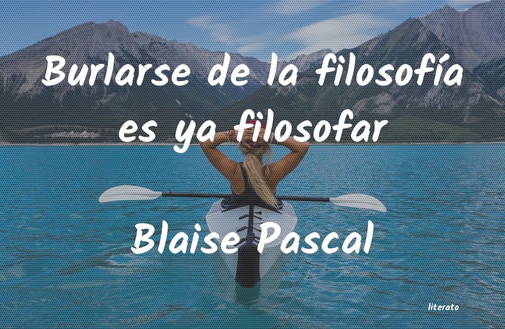 frases de Blaise Pascal