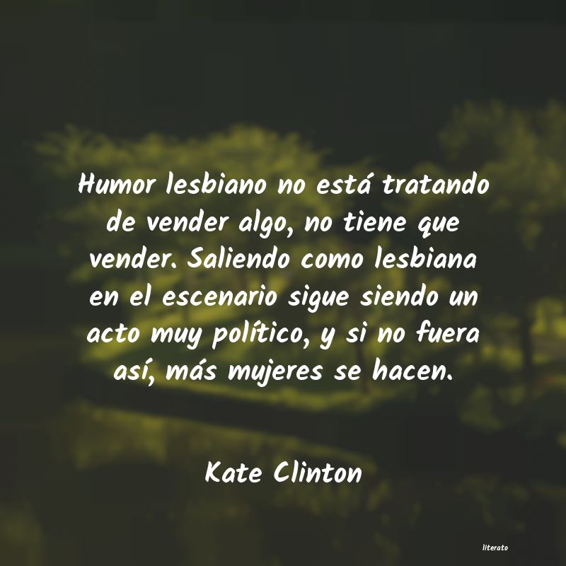 Frases de Kate Clinton