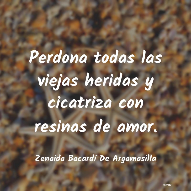 frases de Zenaida Bacardà De Argamasilla