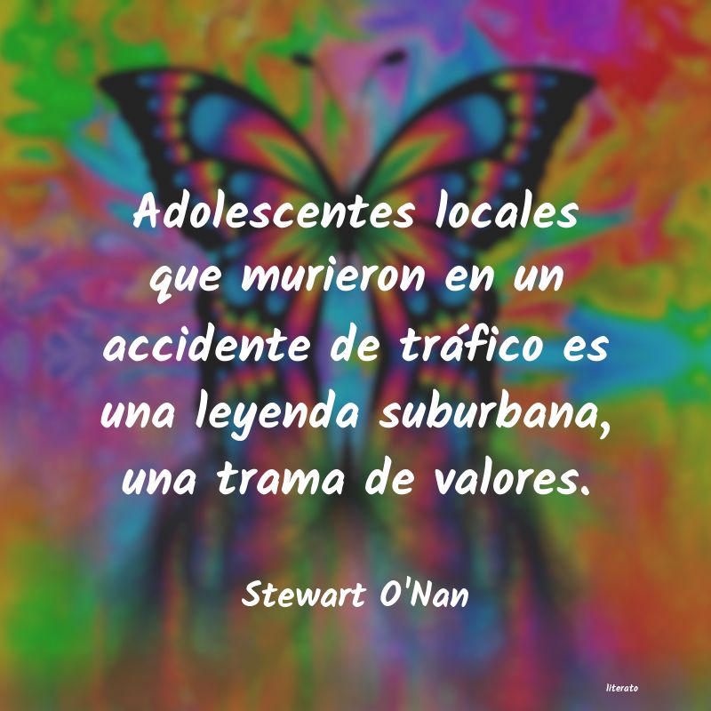 Frases de Stewart O'Nan