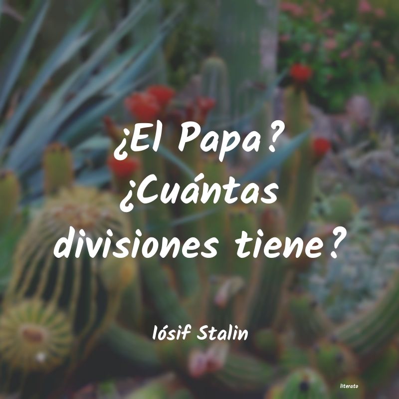 Frases de Iósif Stalin