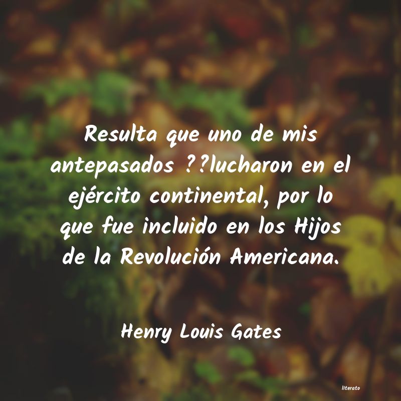 frases de Henry Louis Gates
