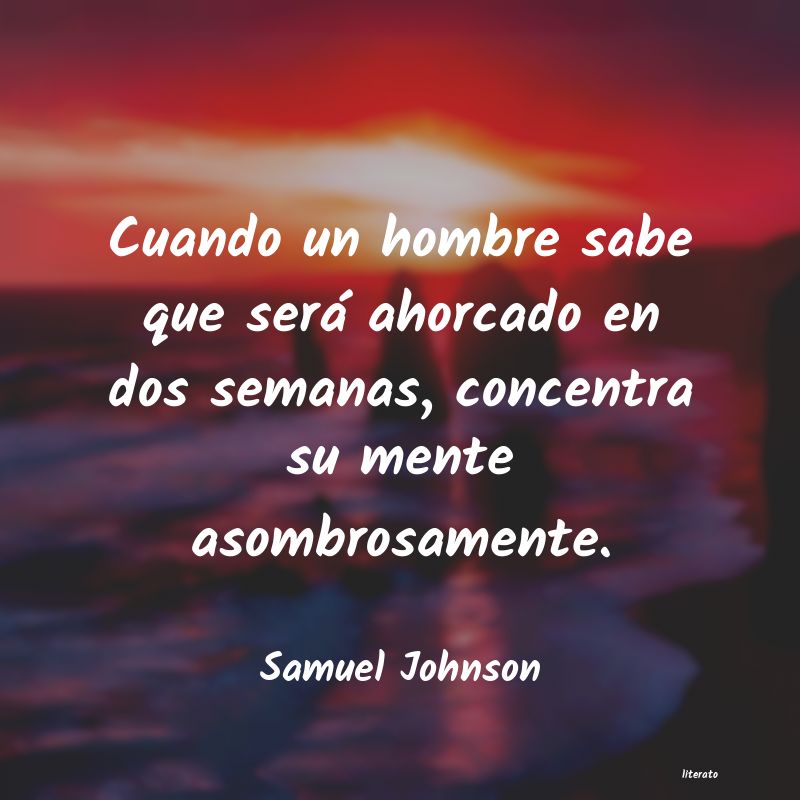 Frases de Samuel Johnson