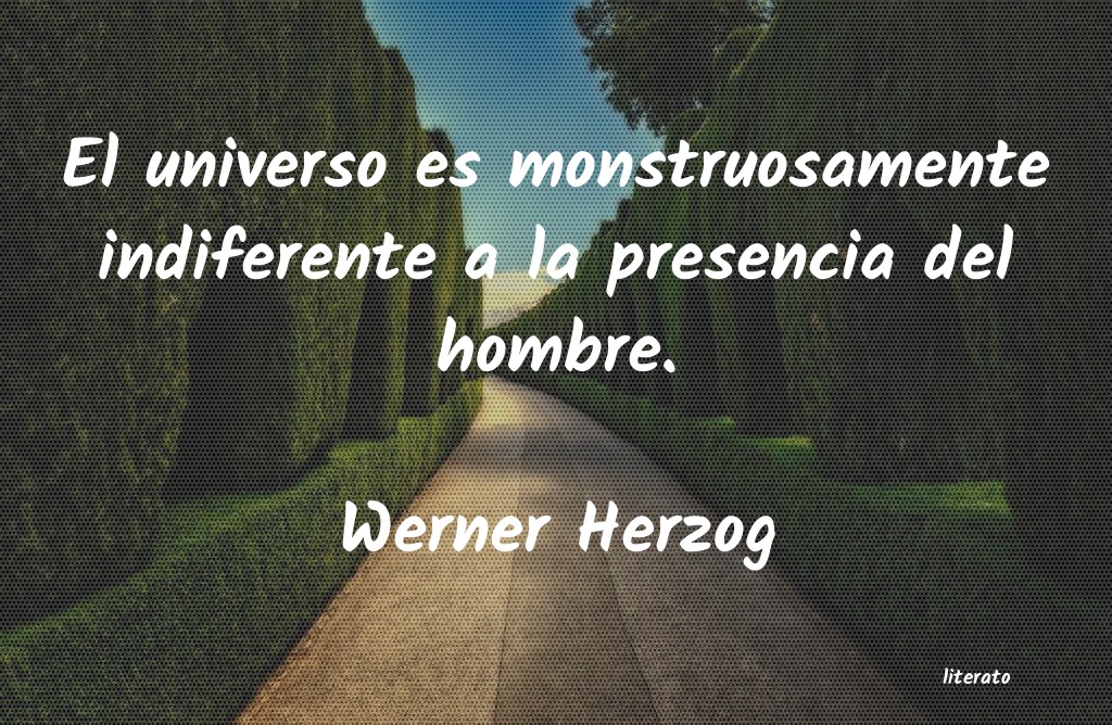 frases de Werner Herzog
