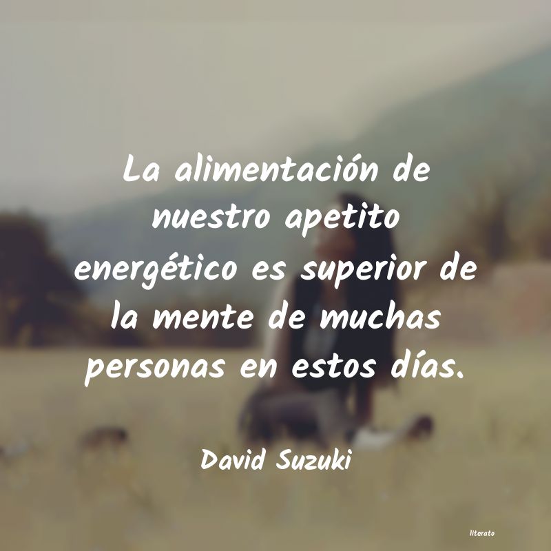 Frases de David Suzuki