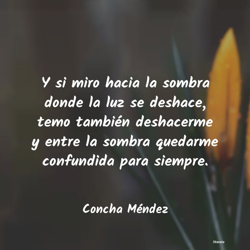 Frases de Concha Méndez