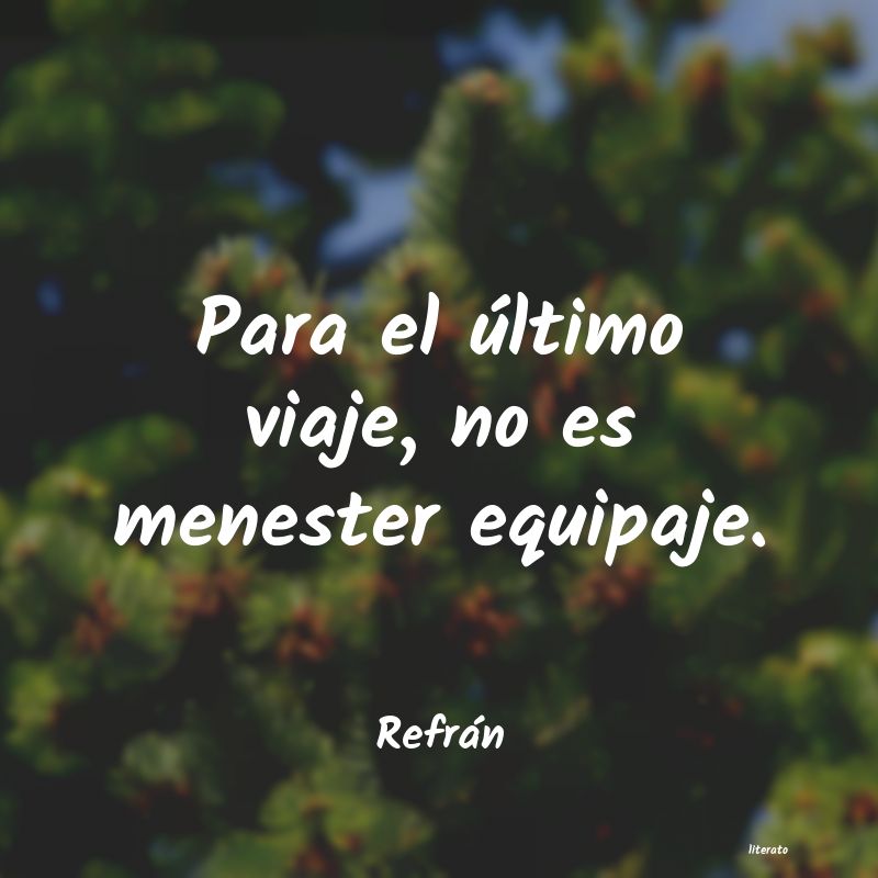 Frases de Refrán