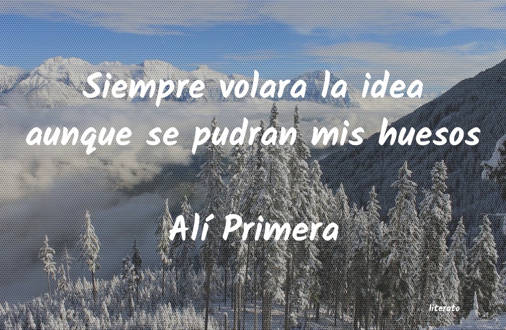 Frases de Alí Primera