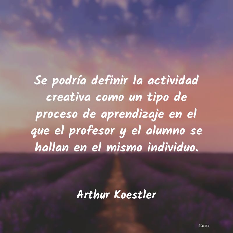 frases de Arthur Koestler
