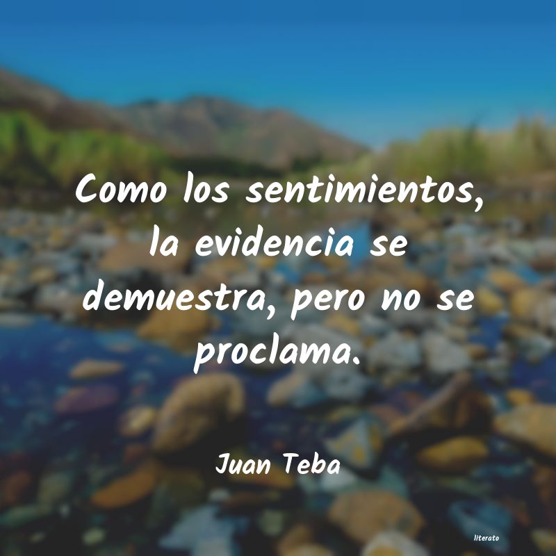 frases de Juan Teba